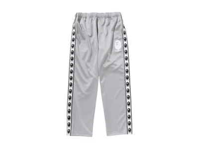 Pre-owned Bape Men's  Relaxed Fit Track Pants In Gray