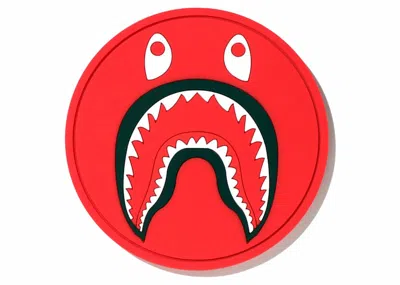 Pre-owned Bape Men's  Rubber Coaster In Red