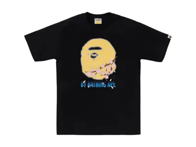 Pre-owned Bape Men's  Sakura By Bathing Ape Ii Tee Shirt In Black