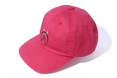 Pre-owned Bape Men's  Shark Panel Cap In Hot Pink