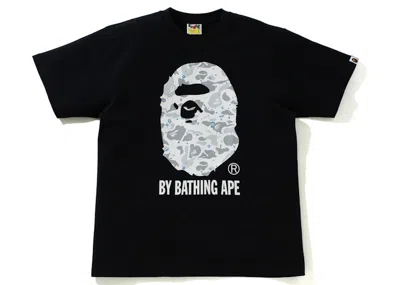 Pre-owned Bape Men's  Space Camo By Bathing Ape Tee Shirt In Black