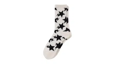 Pre-owned Bape Men's  Sta Pattern Socks (ss25) In White