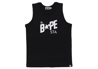 Pre-owned Bape Men's  Sta Tank Top In Black