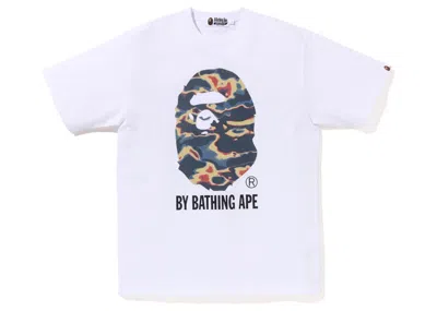 Pre-owned Bape Men's  Thermography By Bathing Ape Tee Shirt In White