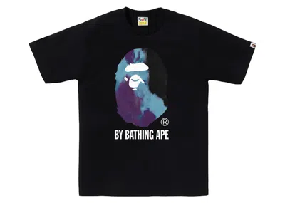 Pre-owned Bape Men's  Tie Dye By Bathing Ape Tee Shirt (fw24) In Black