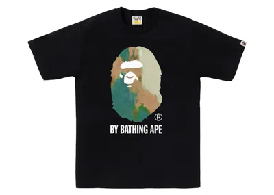 Pre-owned Bape Men's  Tie Dye By Bathing Ape Tee Shirt (fw24) In Black/beige