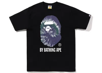 Pre-owned Bape Men's  Tie Dye By Bathing Ape Tee Shirt In Black Purple