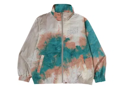 Pre-owned Bape Men's  Tie Dye Track Jacket In Beige