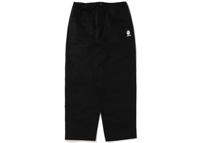 Pre-owned Bape Men's  Wide Fit Chino In Black