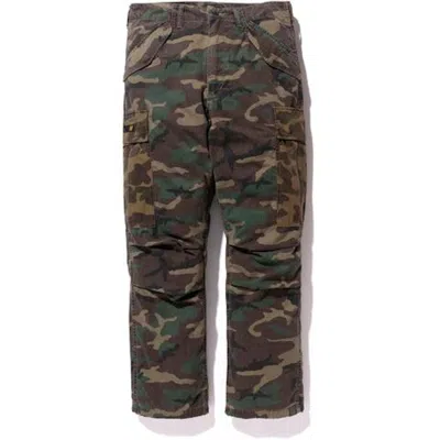 Pre-owned Bape Men's  Wtaps Cargo Trousers Trousers In Green