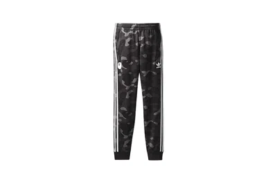 Pre-owned Bape Men's  X Adidas Adicolor Track Pants In Cinder