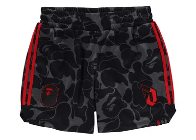 Pre-owned Bape Men's  X Adidas Dame Mesh Shorts In Black