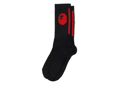 Pre-owned Bape Men's  X Adidas Dame Socks In Black