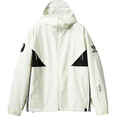 Pre-owned Bape Men's  X Adidas Snow Jacket In White