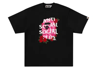 Pre-owned Bape Men's  X Anti Social Club I Tee Shirt In Black