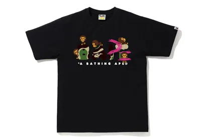 Pre-owned Bape Men's  X Bait X Funko Figure Tee Shirt In Black