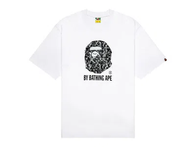 Pre-owned Bape Men's  X Clot By Bathing Ape Relaxed Fit T-shirt In White