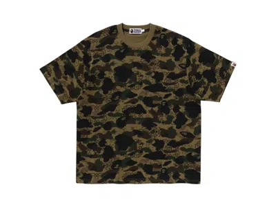 Pre-owned Bape Men's  X Clot Camo T-shirt In Olive
