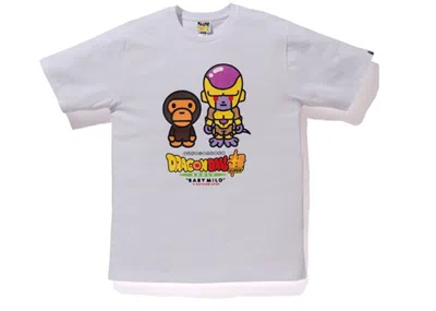 Pre-owned Bape Men's  X Dragonball Super Golden Frieza Tee Shirt In White
