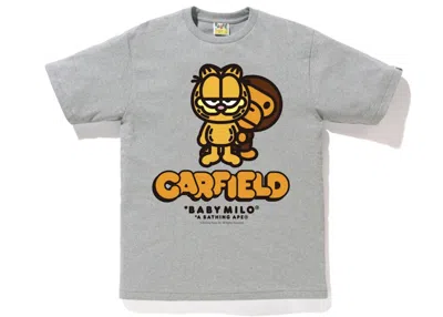Pre-owned Bape Men's  X Garfield #3 Tee Shirt In Gray