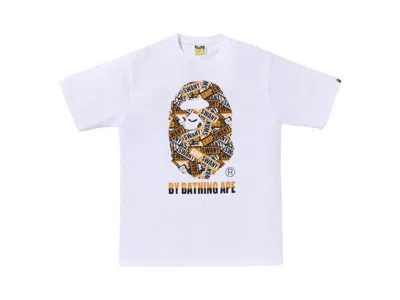 Pre-owned Bape Men's  X Grip Swany By Bathing Ape Tee Shirt In White