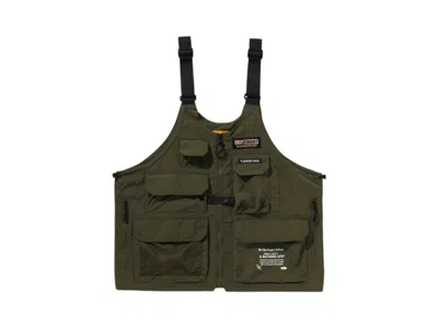 Pre-owned Bape Men's  X Grip Swany Gear Bag Vest In Green