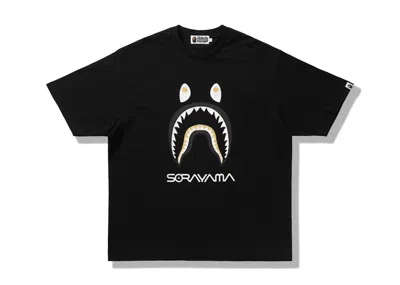 Pre-owned Bape Men's  X Hajime Sorayama Shark Tee Shirt In Black