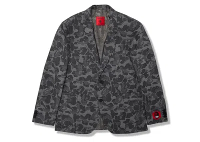 Pre-owned Bape Men's  X Hugo Camo Jacket In Black