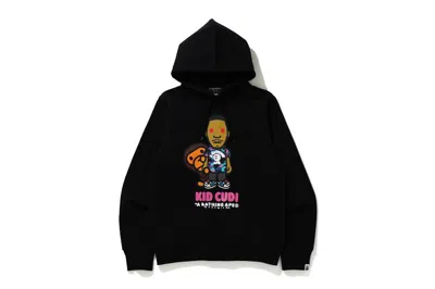 Pre-owned Bape Men's  X Kid Cudi Baby Milo Pullover Hoodie In Black