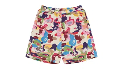 Pre-owned Bape Men's  X Kidsuper Camo Sweat Shorts In Multi