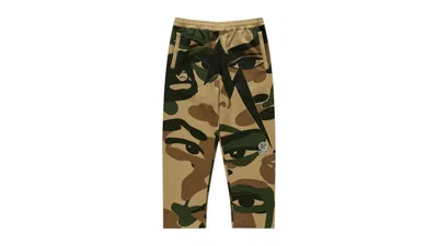 Pre-owned Bape Men's  X Kidsuper Patchwork Track Pants In Green