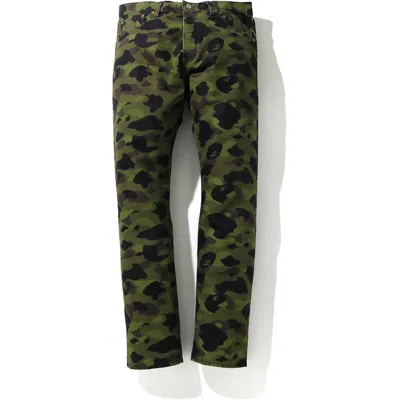Pre-owned Bape Men's  X Levi's Camo 501 93 Model (america Exclusive) In Green