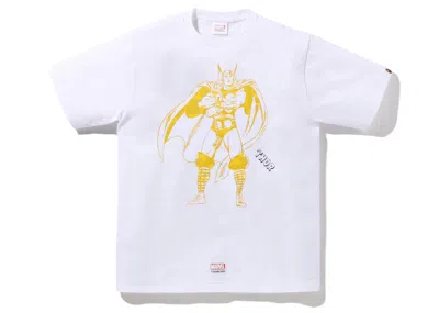 Pre-owned Bape Men's  X Marvel Comics Thor T-shirt In White