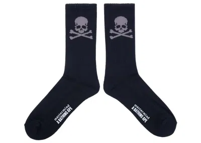 Pre-owned Bape Men's  X Mastermind 11th Anniversary Socks In Black
