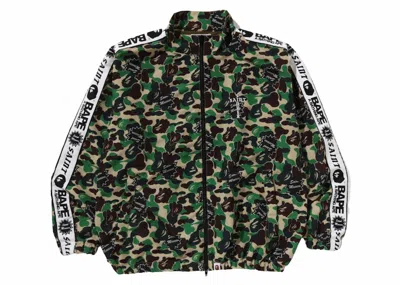 Pre-owned Bape Men's  X Saint Mxxxxxx Abc Camo Track Jacket In Green