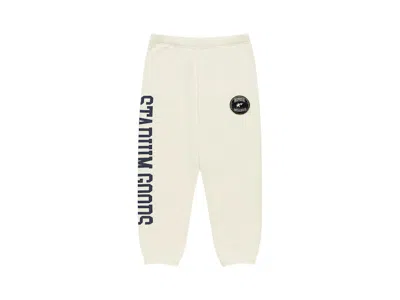 Pre-owned Bape Men's  X Stadium Goods Sweatpants In Ivory In White