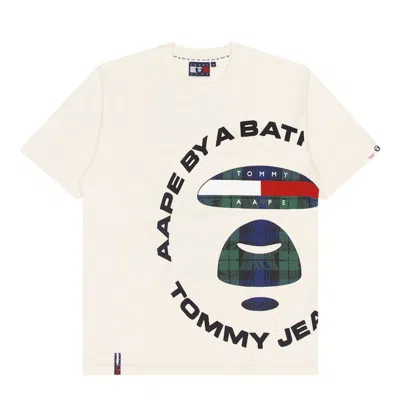Pre-owned Bape Men's  X Tommy Logo T-shirt In Natural