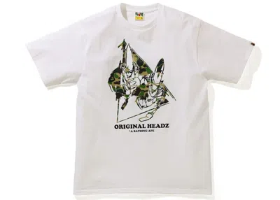 Pre-owned Bape Men's  X Unkle Pointman Logo T-shirt In White