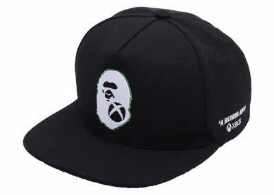 Pre-owned Bape Men's  X Xbox Snapback Cap In Black