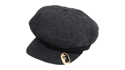 Pre-owned Bape Messenger Cap In Gray