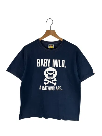 Pre-owned Bape Milo Print T-shirt In Blue