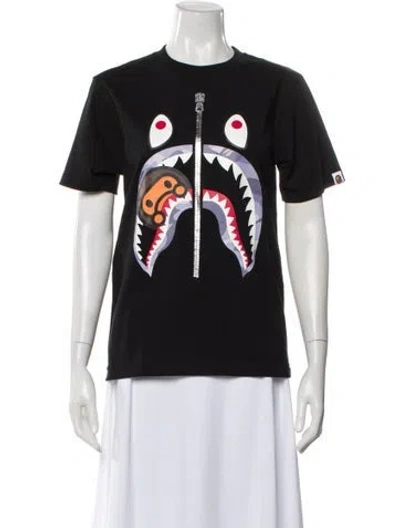 Pre-owned Bape Milo Shark Graphic Print T-shirt In Gray