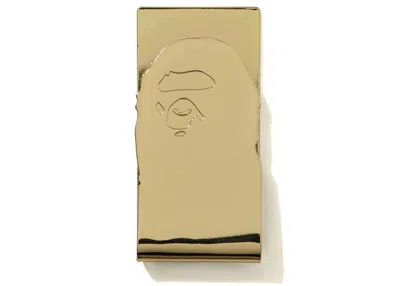 Pre-owned Bape Money Clip In Gold