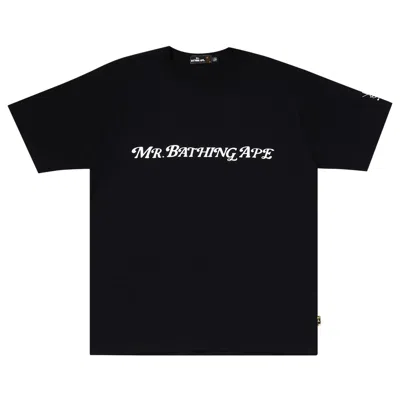 Pre-owned Bape Mr Bathing Ape Golf Wide Fit Tee 'black' | Men's Size M