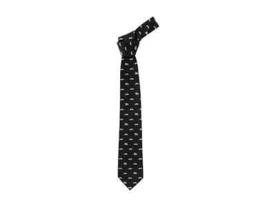 Pre-owned Bape Mr Bathing Ape Pattern Tie In Black