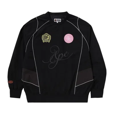 Pre-owned Bape Multi Logo Relaxed Fit Pullover 'black' | Men's Size M