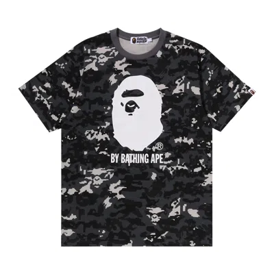 Pre-owned Bape Multi Pixel Camo By Bathing Ape Tee 'black' | Men's Size S