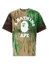 Bape Multicolor Cotton Oversize T-shirt In Multi