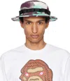 Bape Multicolor Map Camo Military Bucket Hat