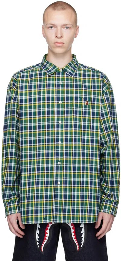 Bape Multicolor Mini Shirt In Green